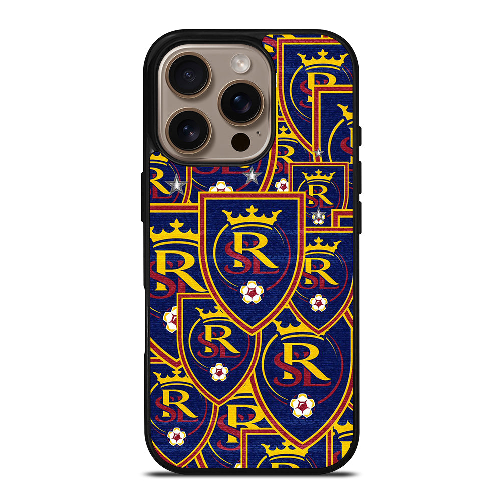REAL SALT LAKE LOGO PATTERN iPhone 16 Pro Case Cover