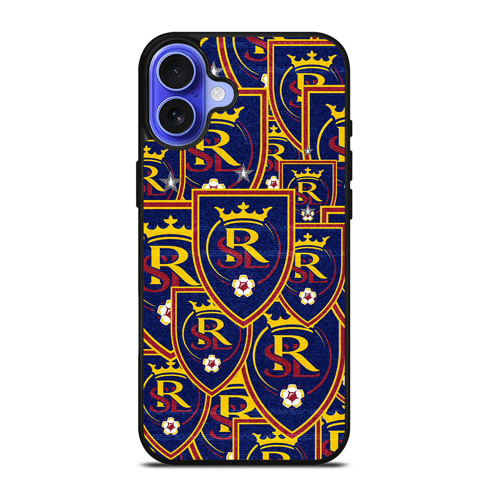 REAL SALT LAKE LOGO PATTERN iPhone 16 Case Cover