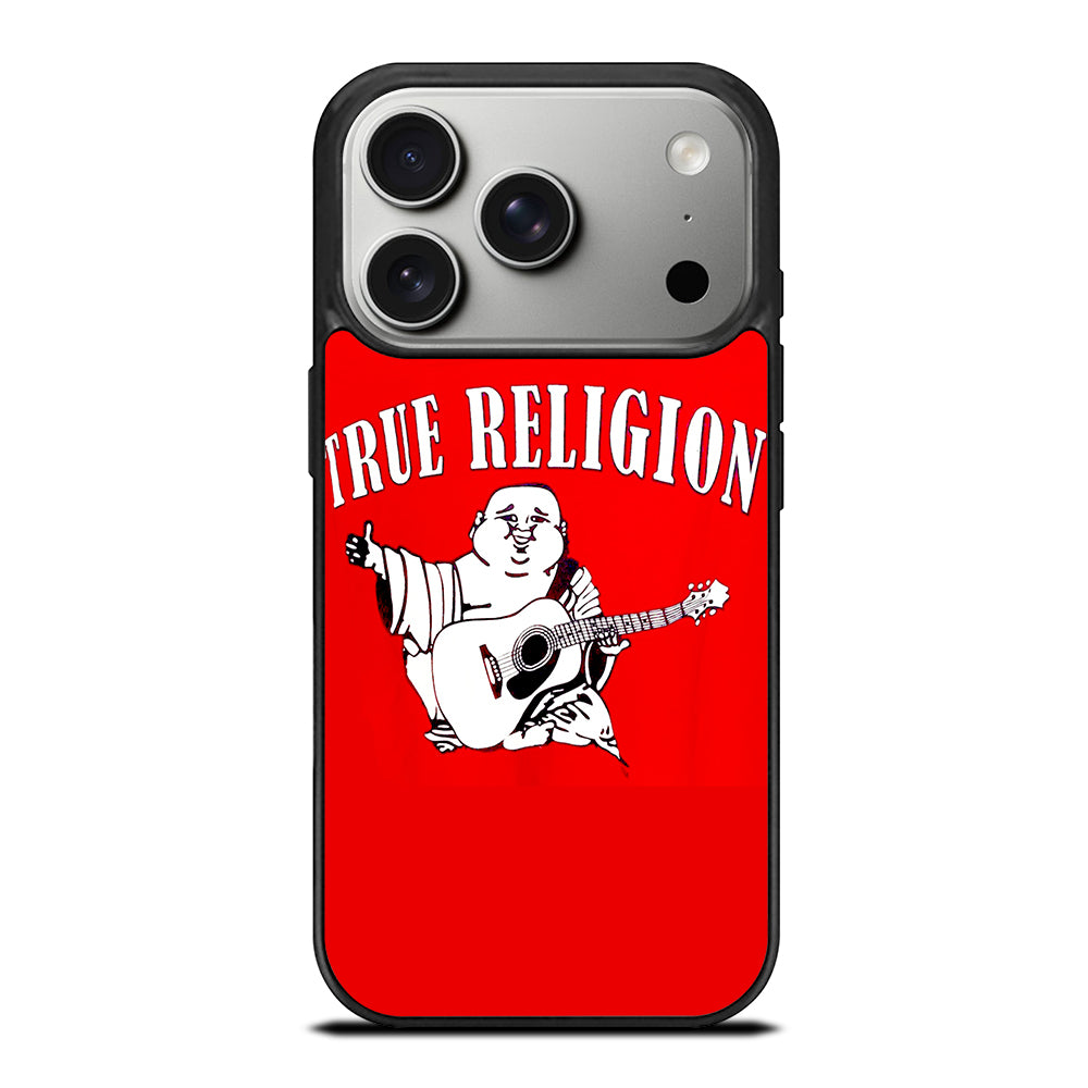 RED BIG BUDDHA TRUE RELIGION LOGO 2 iPhone 17 Pro Case Cover