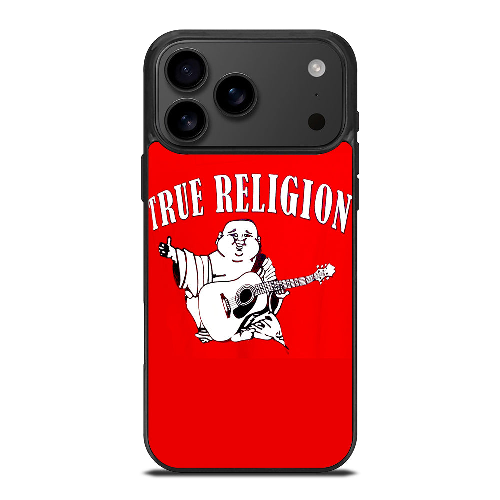 RED BIG BUDDHA TRUE RELIGION LOGO 2 iPhone 17 Pro Max Case Cover