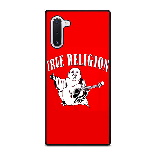 RED BIG BUDDHA TRUE RELIGION LOGO 2 Samsung Galaxy Note 10 Case Cover