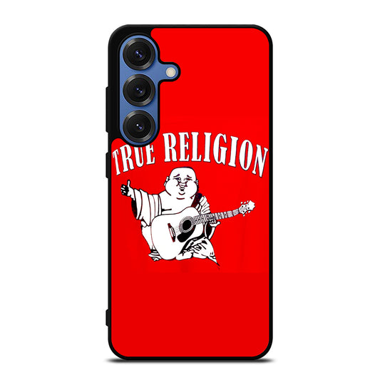 RED BIG BUDDHA TRUE RELIGION LOGO 2 Samsung Galaxy S25 Case Cover