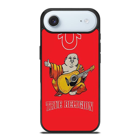RED BIG BUDDHA TRUE RELIGION LOGO 3 iPhone Air Case Cover