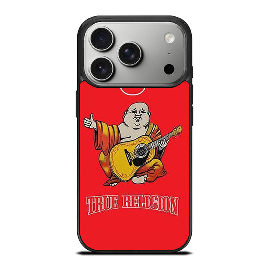 RED BIG BUDDHA TRUE RELIGION LOGO 3 iPhone 17 Pro Case Cover
