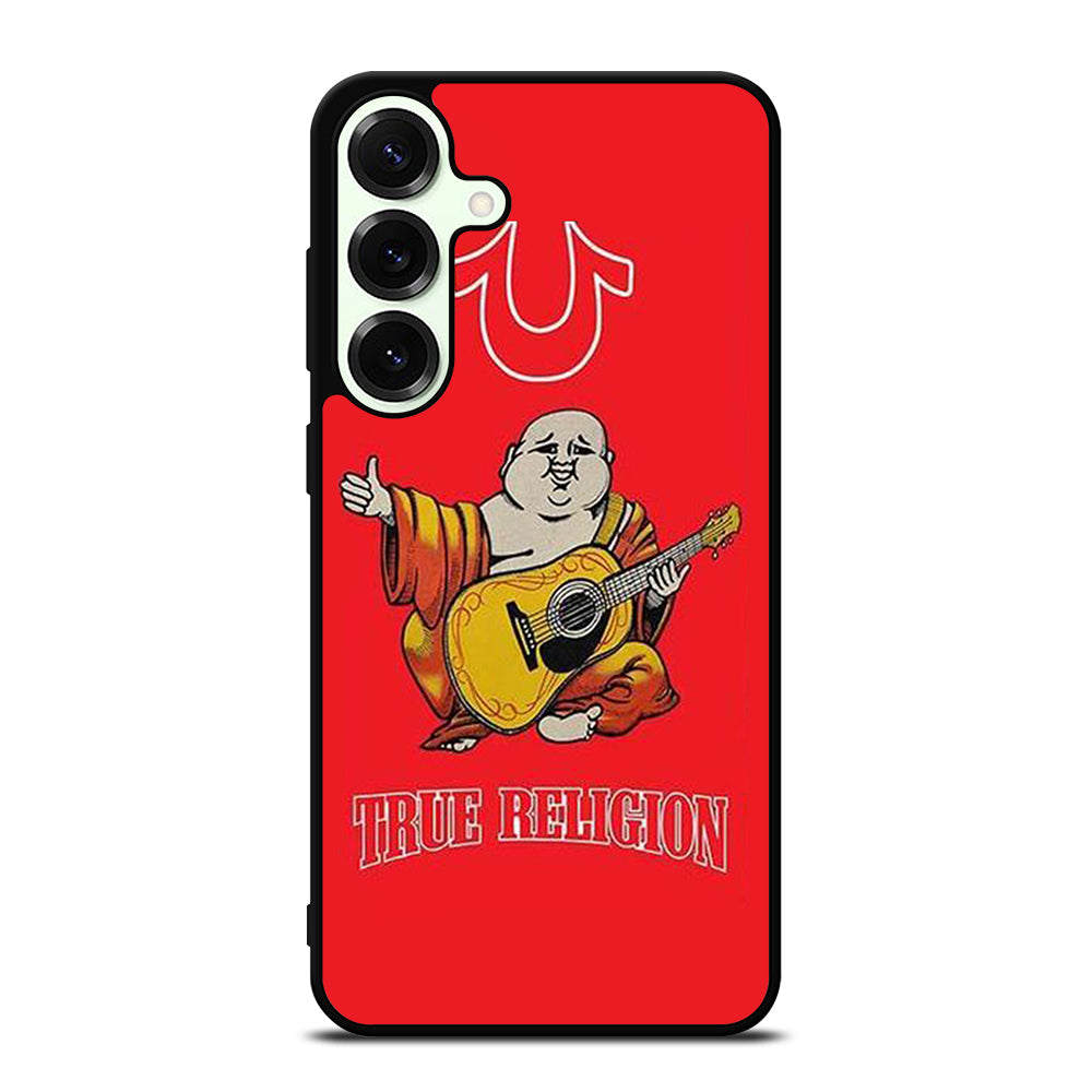 RED BIG BUDDHA TRUE RELIGION LOGO 3 Samsung Galaxy S25 Plus Case Cover
