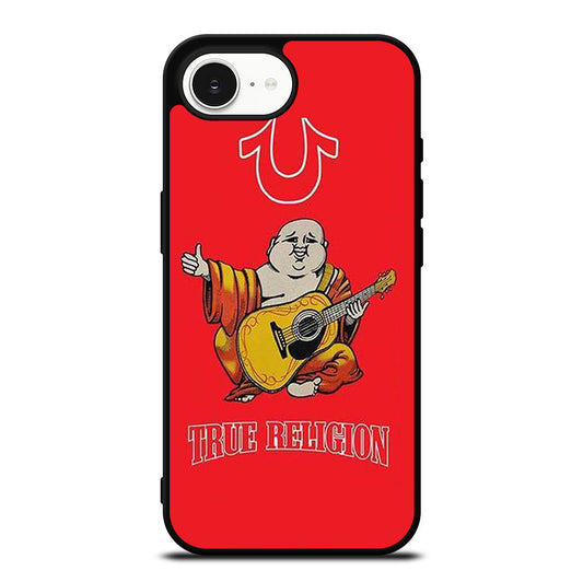 RED BIG BUDDHA TRUE RELIGION LOGO 3 iPhone 16e Case Cover