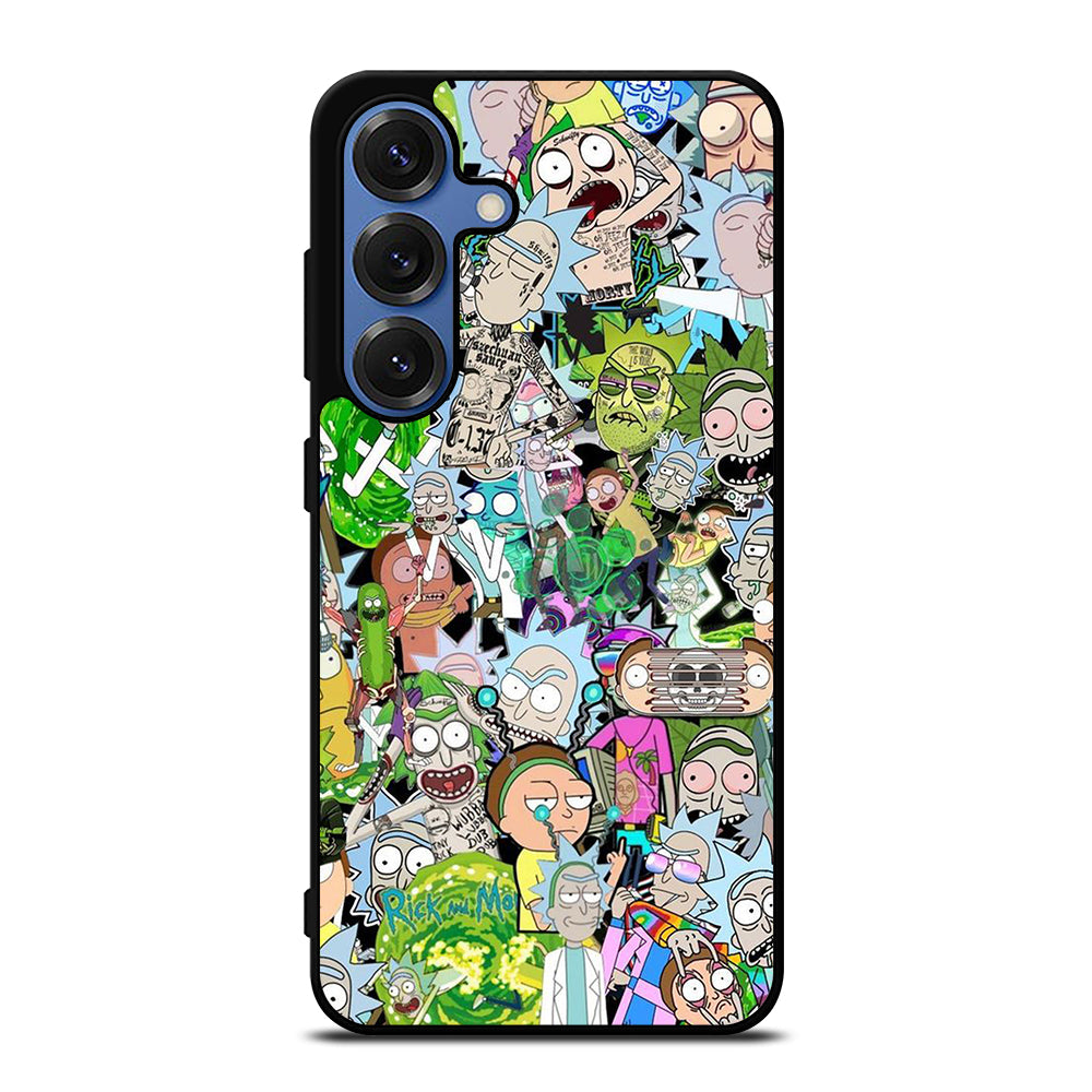 RICK AND MORTY COLLAGE CARTOON Samsung Galaxy S26 Case Cover