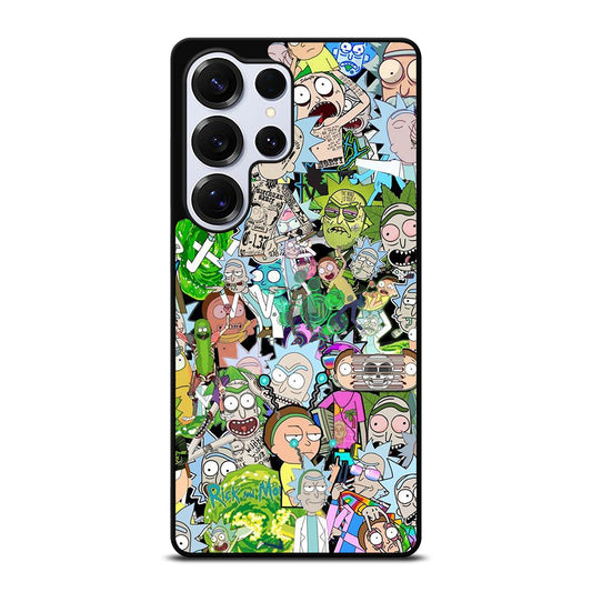 RICK AND MORTY COLLAGE CARTOON Samsung Galaxy S25 Ultra Case Cover