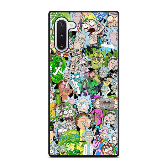 RICK AND MORTY COLLAGE CARTOON Samsung Galaxy Note 10 Case Cover