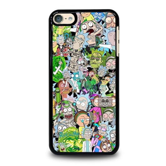 RICK AND MORTY COLLAGE CARTOON iPod Touch 6 Case Cover