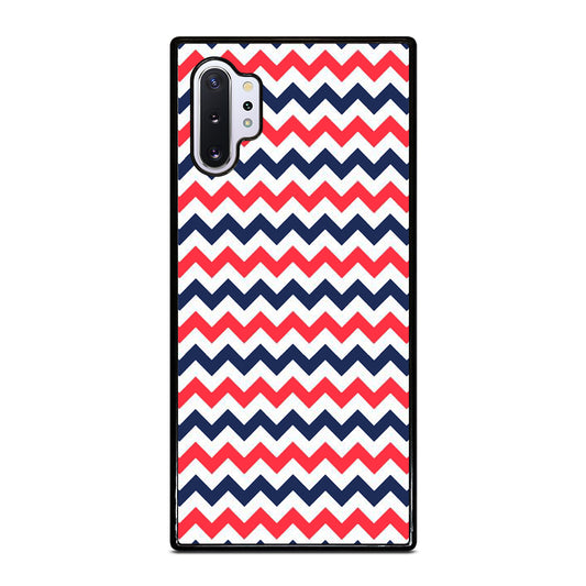 RILEY BLAKE CHEVRON PATTERN 4 Samsung Galaxy Note 10 Plus Case Cover