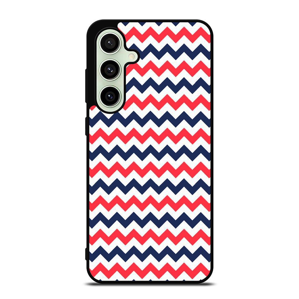 RILEY BLAKE CHEVRON PATTERN 4 Samsung Galaxy S24 FE Case Cover