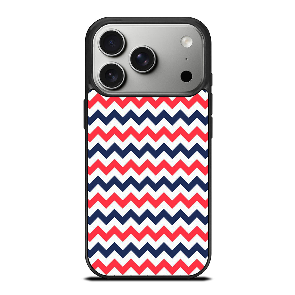 RILEY BLAKE CHEVRON PATTERN 4 iPhone 17 Pro Case Cover