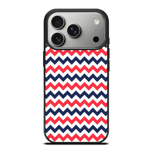 RILEY BLAKE CHEVRON PATTERN 4 iPhone 17 Pro Case Cover