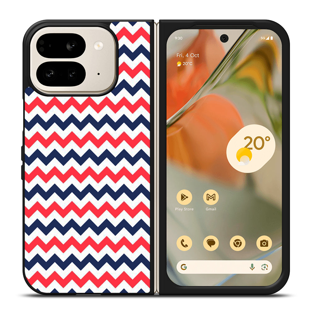 RILEY BLAKE CHEVRON PATTERN 4 Google Pixel 9 Pro Fold Case Cover