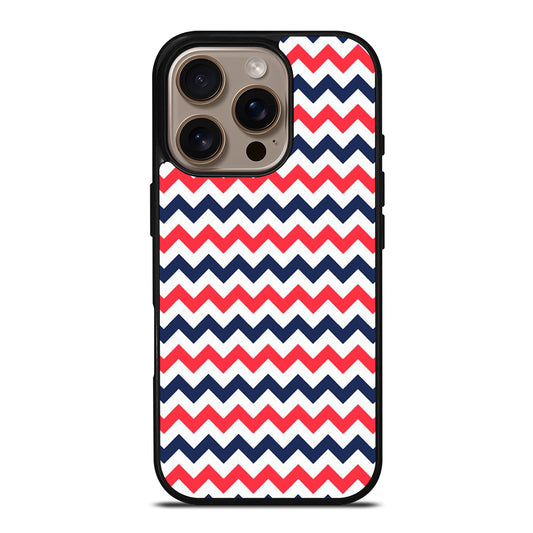 RILEY BLAKE CHEVRON PATTERN 4 iPhone 16 Pro Case Cover