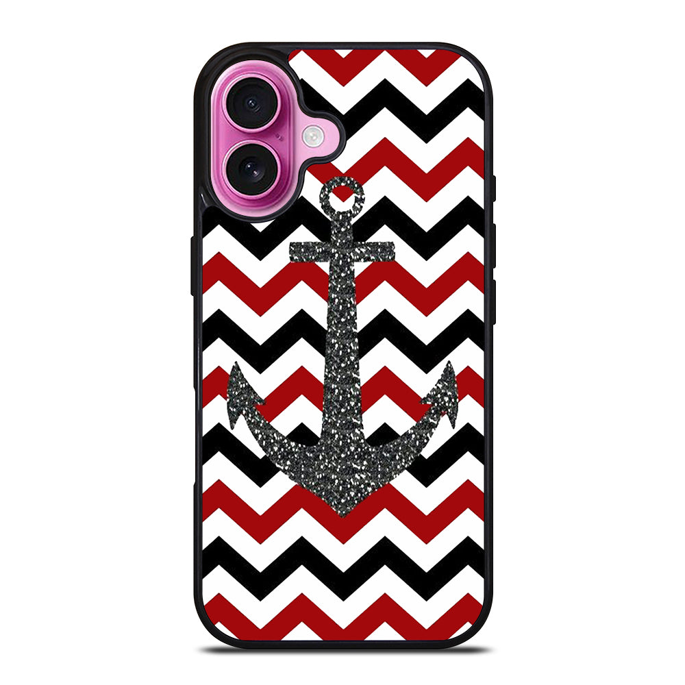 RILEY BLAKE CHEVRON PATTERN 5 iPhone 16 Plus Case Cover