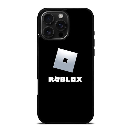 ROBLOX GAME BLACK LOGO iPhone 16 Pro Max Case Cover