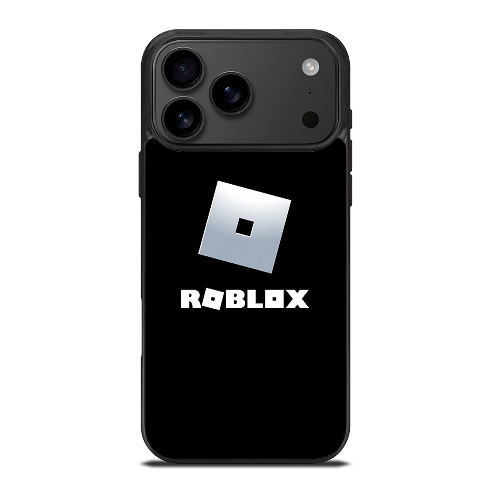 ROBLOX GAME BLACK LOGO iPhone 17 Pro Max Case Cover