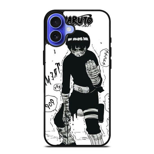 ROCK LEE NARUTO MANGA iPhone 16 Case Cover