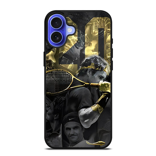 ROGER FEDERER WORLD 3 iPhone 16 Case Cover