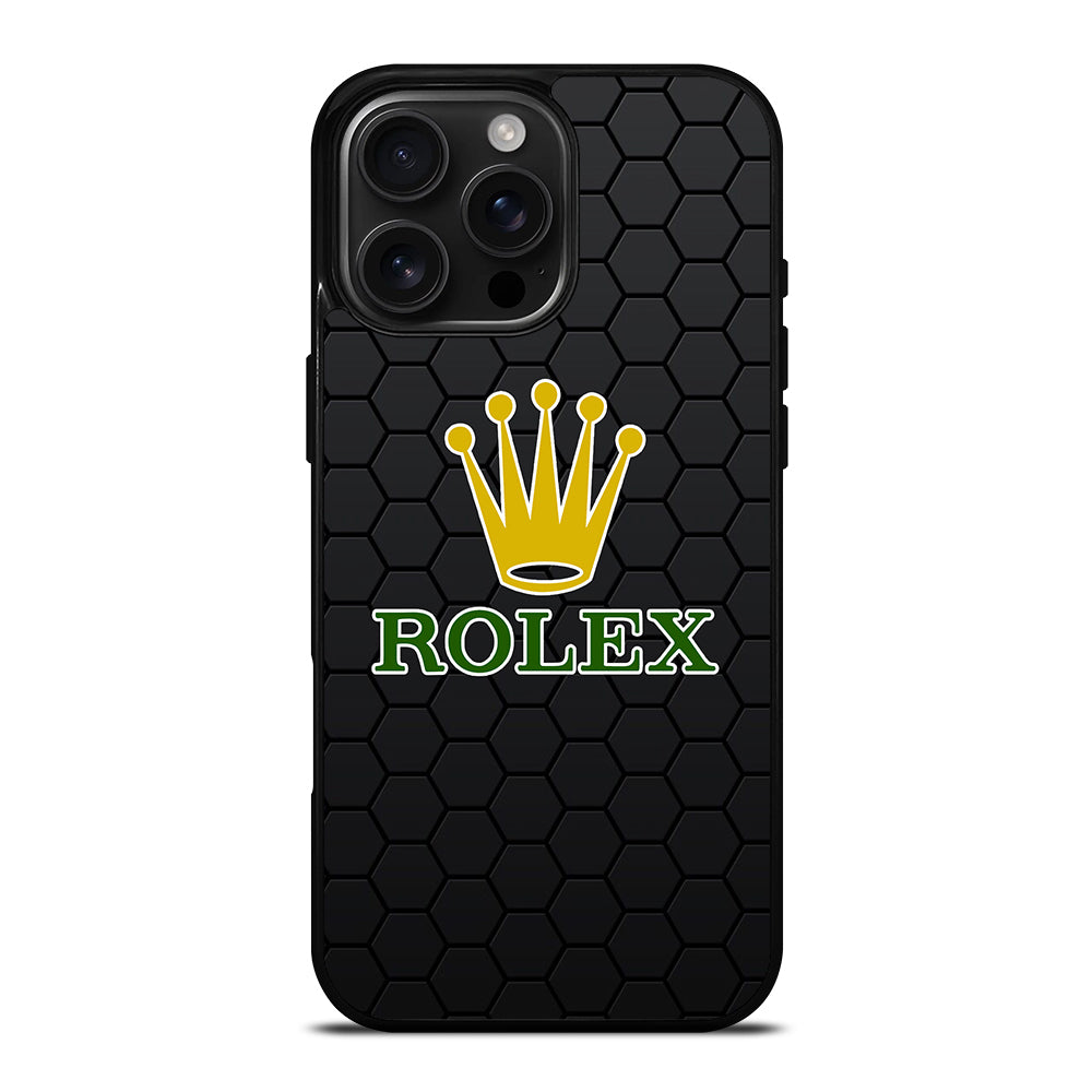 ROLEX WATCH LOGO HEXAGON iPhone 16 Pro Max Case Cover