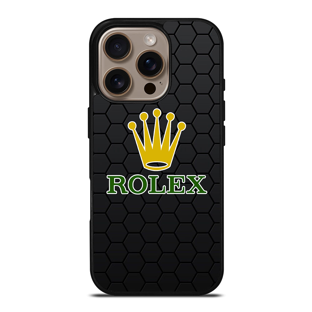 ROLEX WATCH LOGO HEXAGON iPhone 16 Pro Case Cover