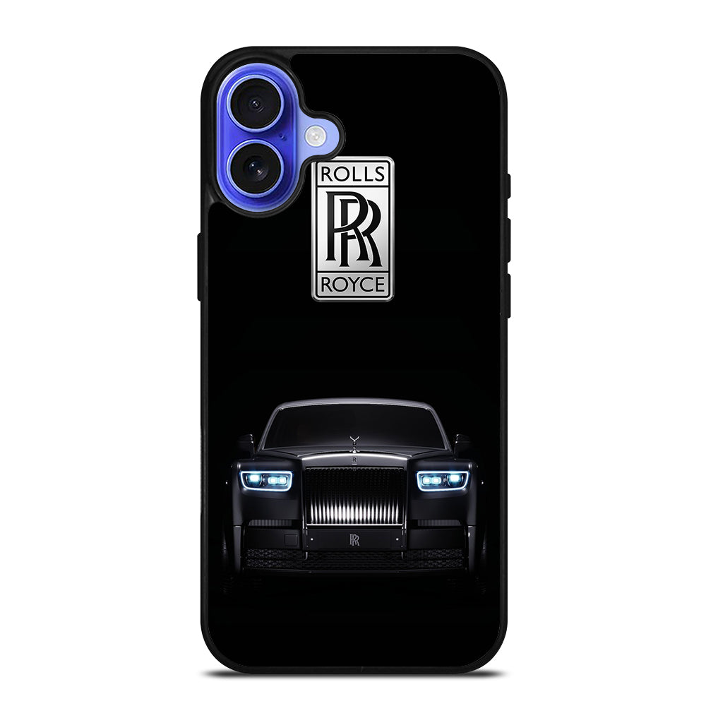 ROLLS ROYCE CAR BLACK LOGO iPhone 16 Case Cover