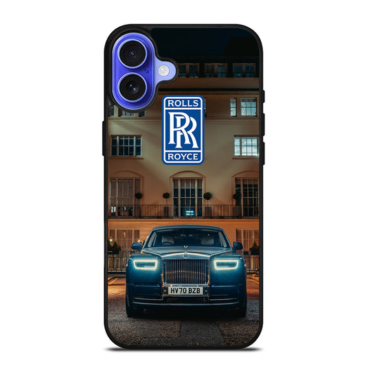 ROLLS ROYCE CAR BLUE iPhone 16 Case Cover