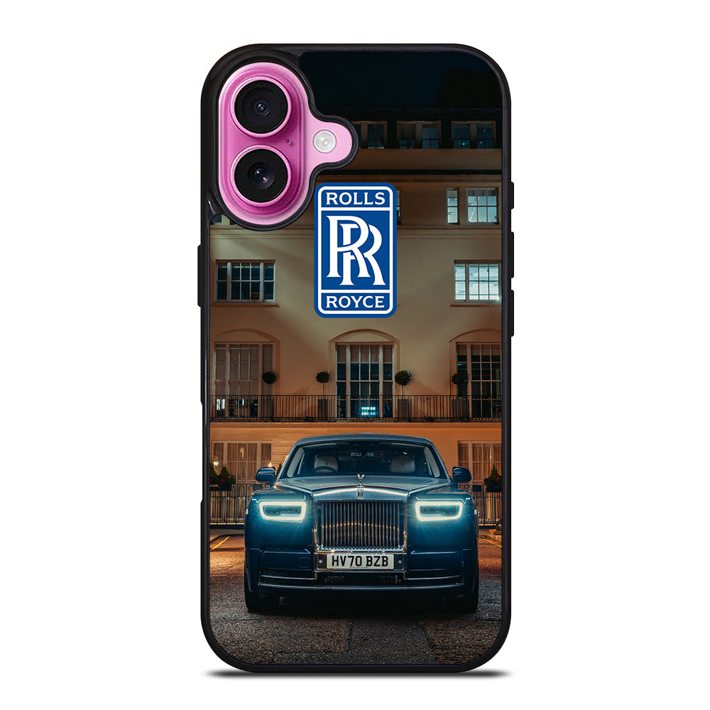 ROLLS ROYCE CAR BLUE iPhone 16 Plus Case Cover