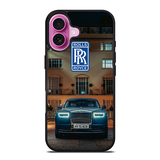 ROLLS ROYCE CAR BLUE iPhone 16 Plus Case Cover