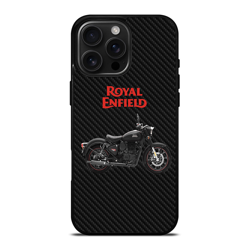 ROYAL ENFIELD CARBON ICON iPhone 16 Pro Max Case Cover
