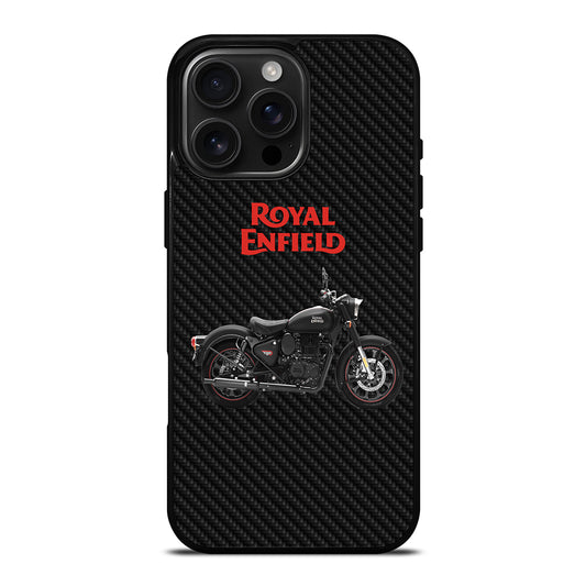ROYAL ENFIELD CARBON ICON iPhone 16 Pro Max Case Cover