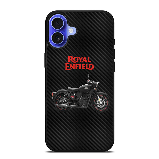 ROYAL ENFIELD CARBON ICON iPhone 16 Case Cover