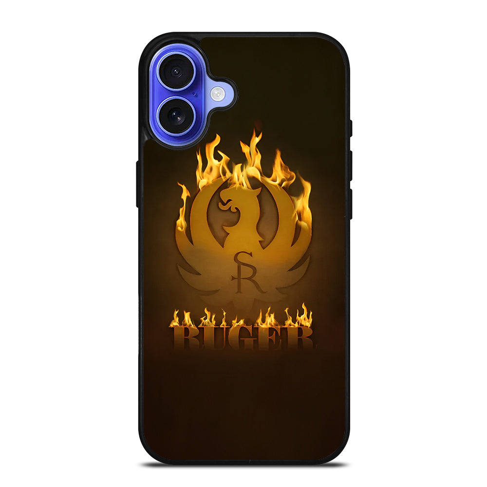 RUGER FIREARM FLAME LOGO iPhone 16 Case Cover