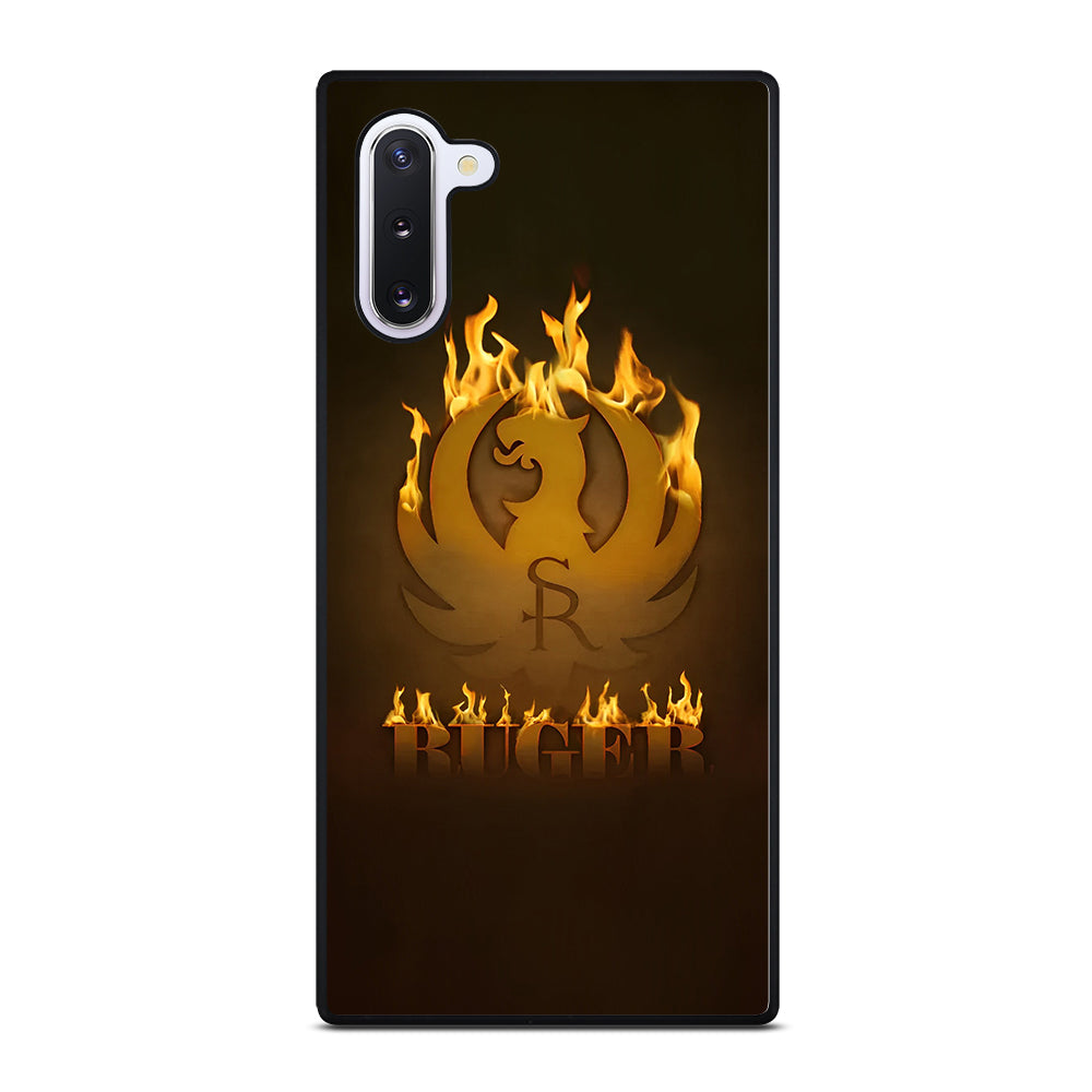 RUGER FIREARM FLAME LOGO Samsung Galaxy Note 10 Case Cover