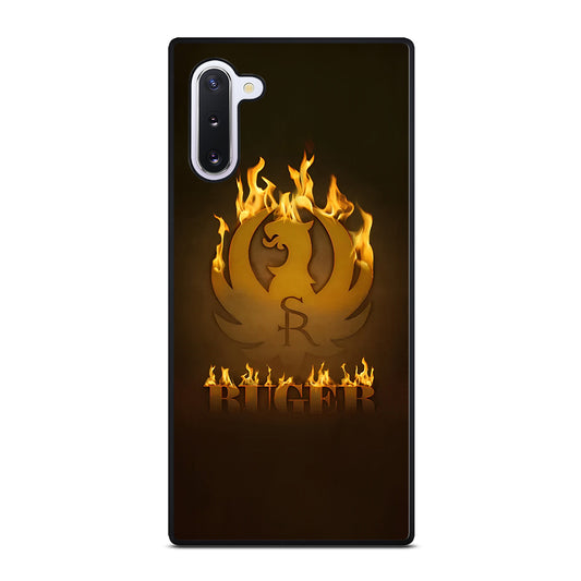 RUGER FIREARM FLAME LOGO Samsung Galaxy Note 10 Case Cover
