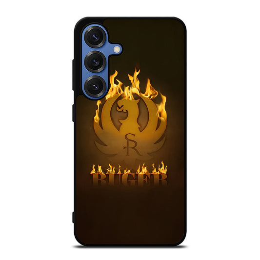 RUGER FIREARM FLAME LOGO Samsung Galaxy S25 Case Cover