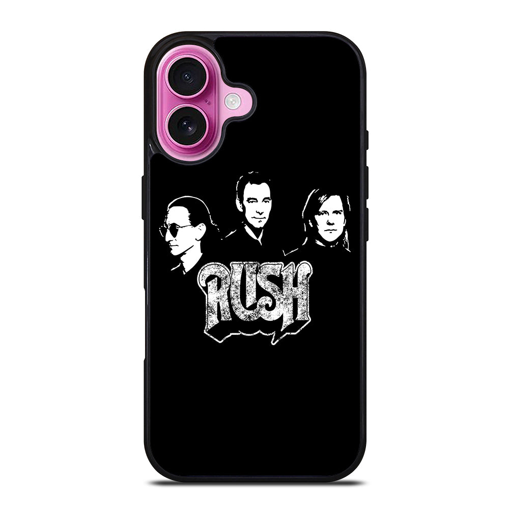 RUSH LOGO BAND iPhone 16 Plus Case Cover