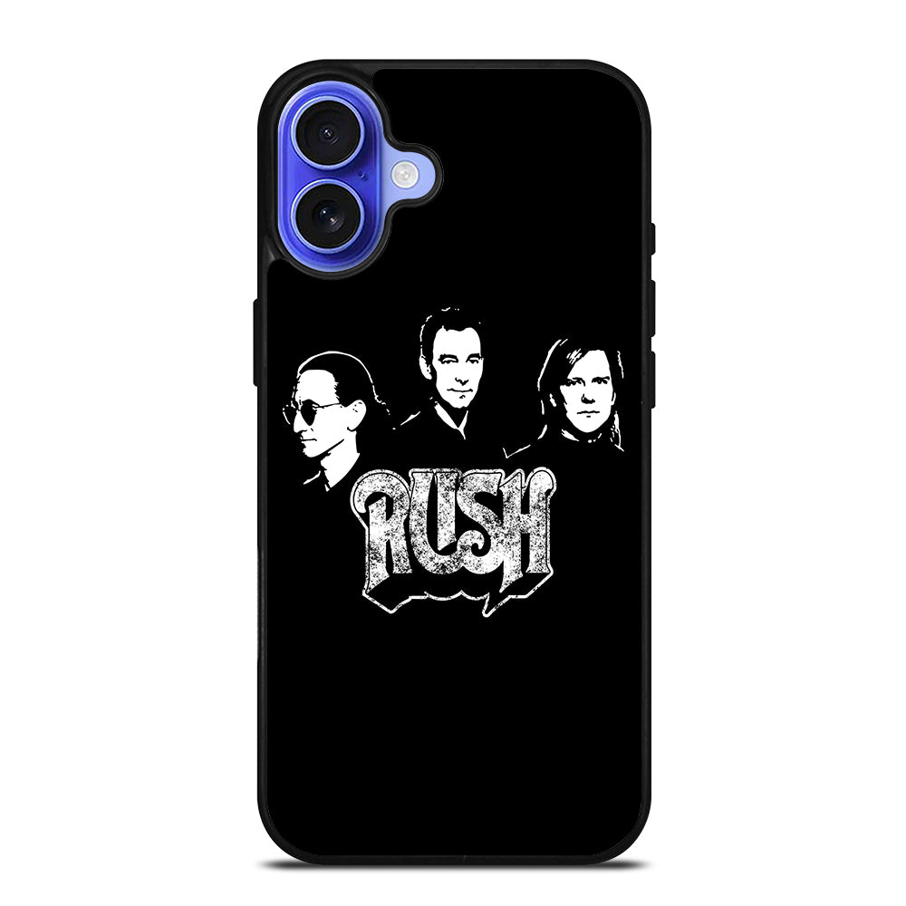 RUSH LOGO BAND iPhone 16 Case Cover