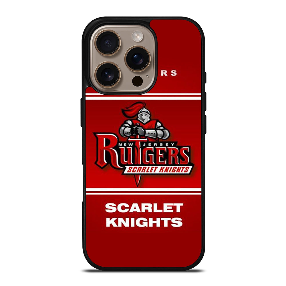 RUTGERS SCARLET KNIGHTS ICON iPhone 16 Pro Case Cover