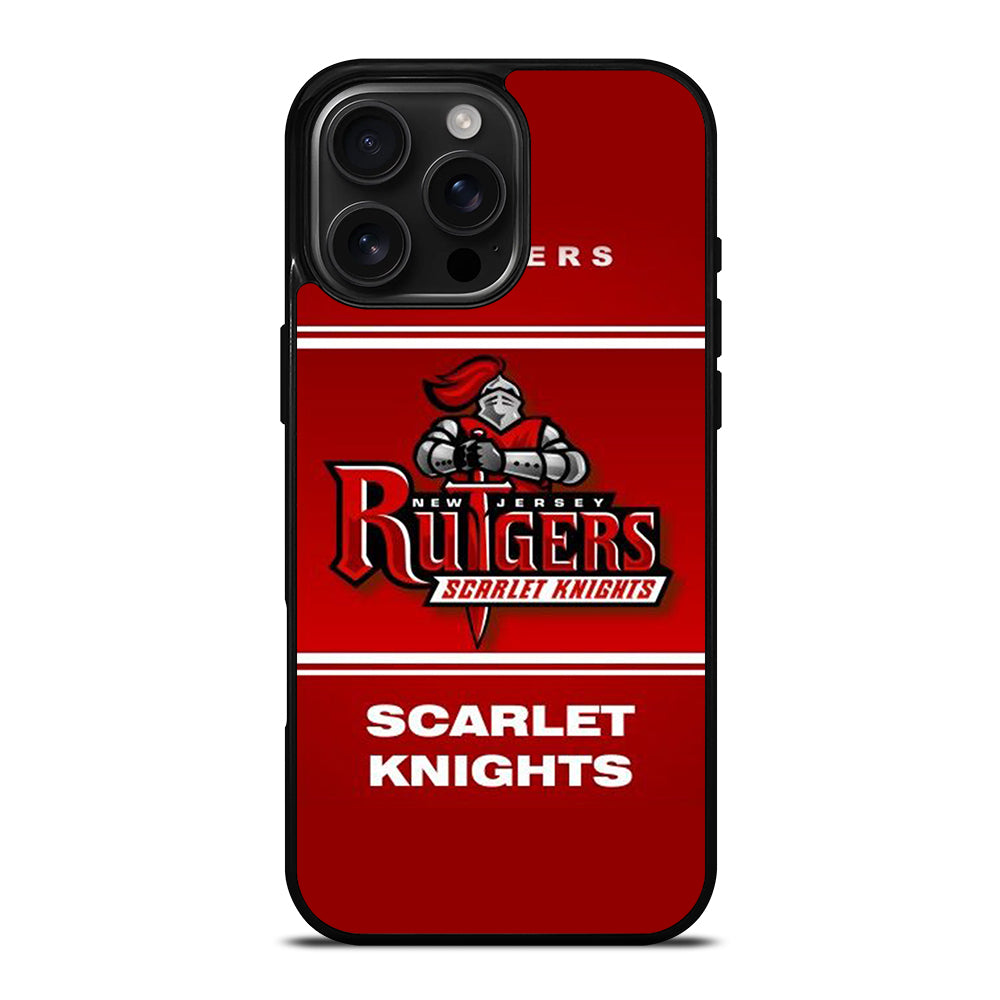 RUTGERS SCARLET KNIGHTS ICON iPhone 16 Pro Max Case Cover