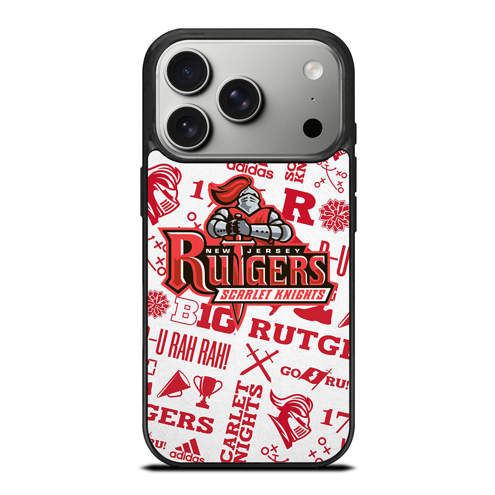 RUTGERS SCARLET KNIGHTS NFL ICON iPhone 17 Pro Case Cover