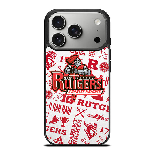 RUTGERS SCARLET KNIGHTS NFL ICON iPhone 17 Pro Case Cover