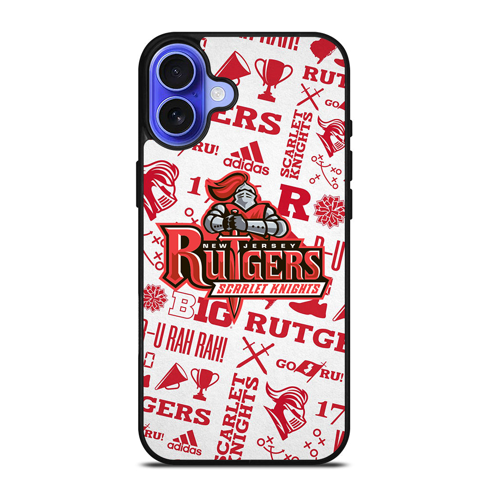 RUTGERS SCARLET KNIGHTS NFL ICON iPhone 16 Case Cover