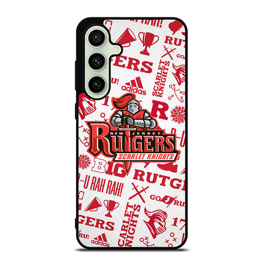 RUTGERS SCARLET KNIGHTS NFL ICON Samsung Galaxy S24 FE Case Cover