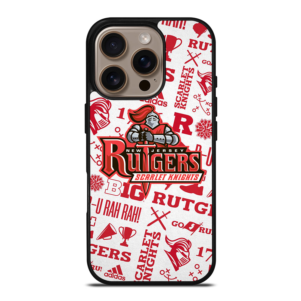 RUTGERS SCARLET KNIGHTS NFL ICON iPhone 16 Pro Case Cover