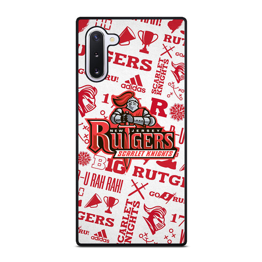 RUTGERS SCARLET KNIGHTS NFL ICON Samsung Galaxy Note 10 Case Cover