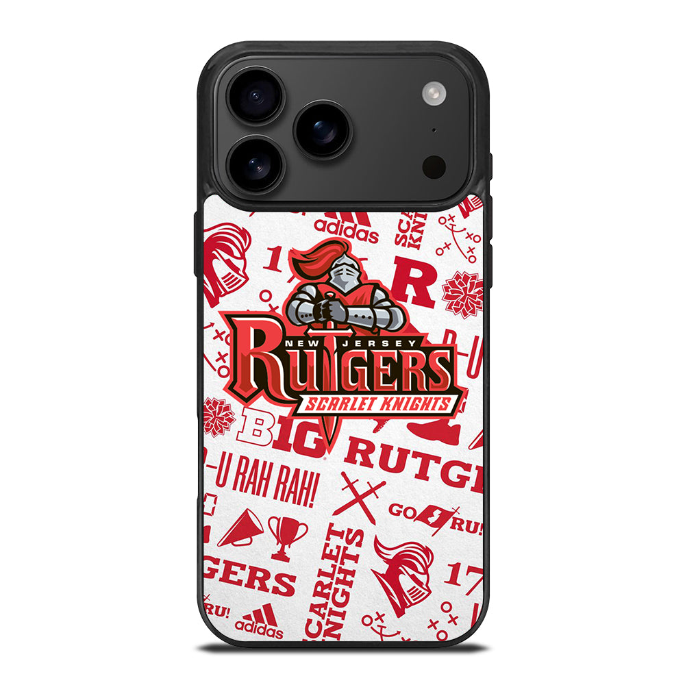 RUTGERS SCARLET KNIGHTS NFL ICON iPhone 17 Pro Max Case Cover