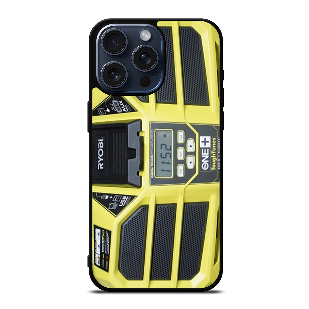 RYOBI JOBSITE RADIO 3 iPhone 15 Pro Max Case Cover